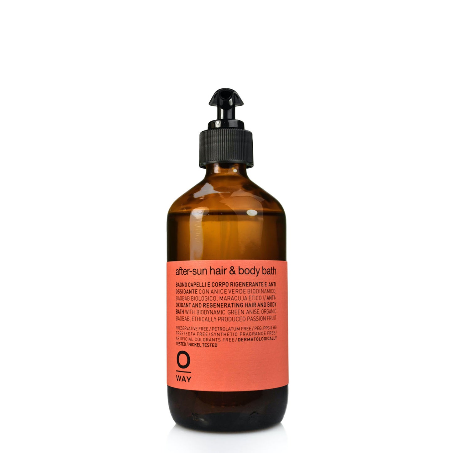 ［全身に使える紫外線ケアシャンプー］OWAY オーウェイ after-sun hair ＆ body bath アフターサン ヘア＆ボディバス 240ml