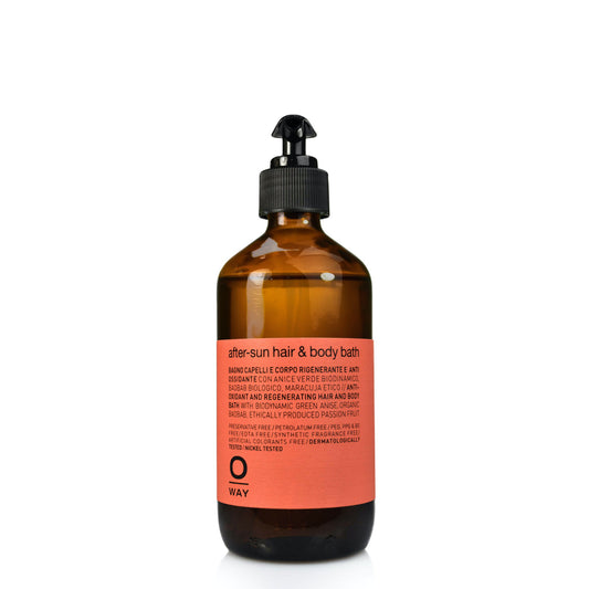 ［全身に使える紫外線ケアシャンプー］OWAY オーウェイ after-sun hair ＆ body bath アフターサン ヘア＆ボディバス 240ml